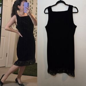 Vintage Molly Malloy Velvet Dress Size 10